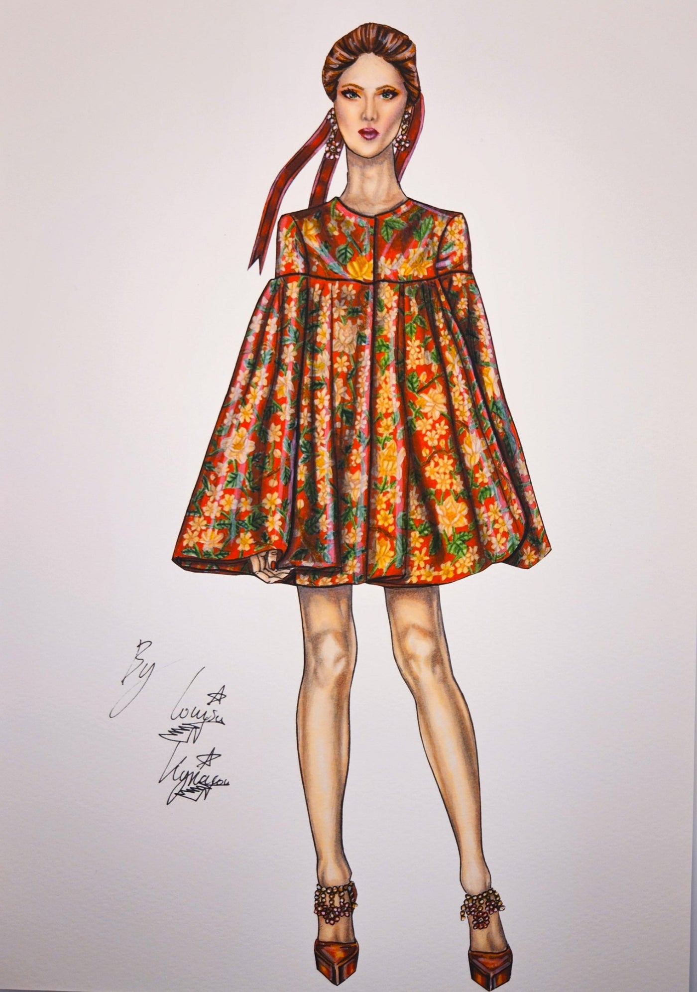 La Dolce Vita Fashion Illustration