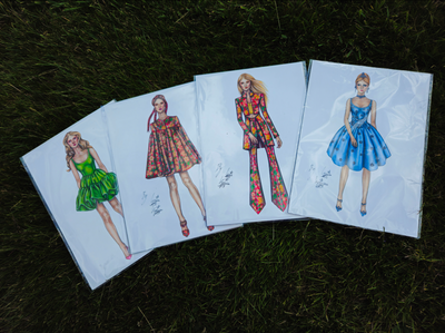 Orchard Dreams Fashion Illustration