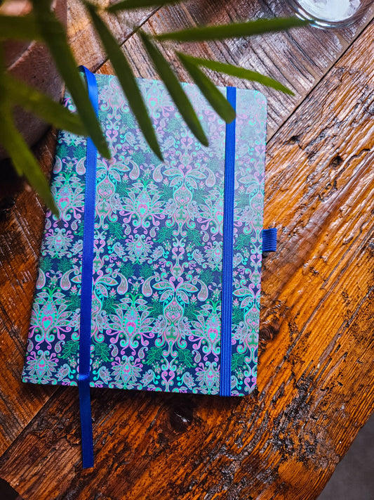 Trippy Paisley Printed Notebook