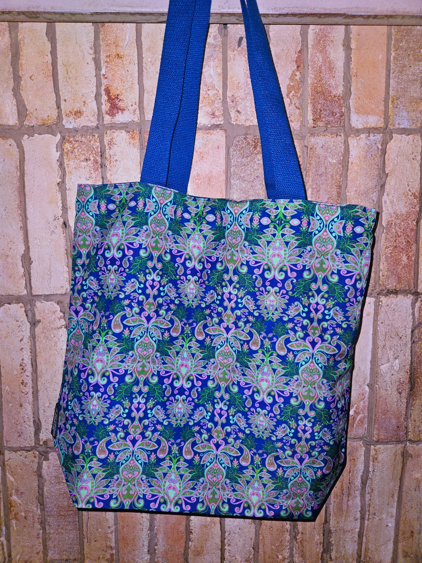 Trippy Paisley Reversible Canvas Bags