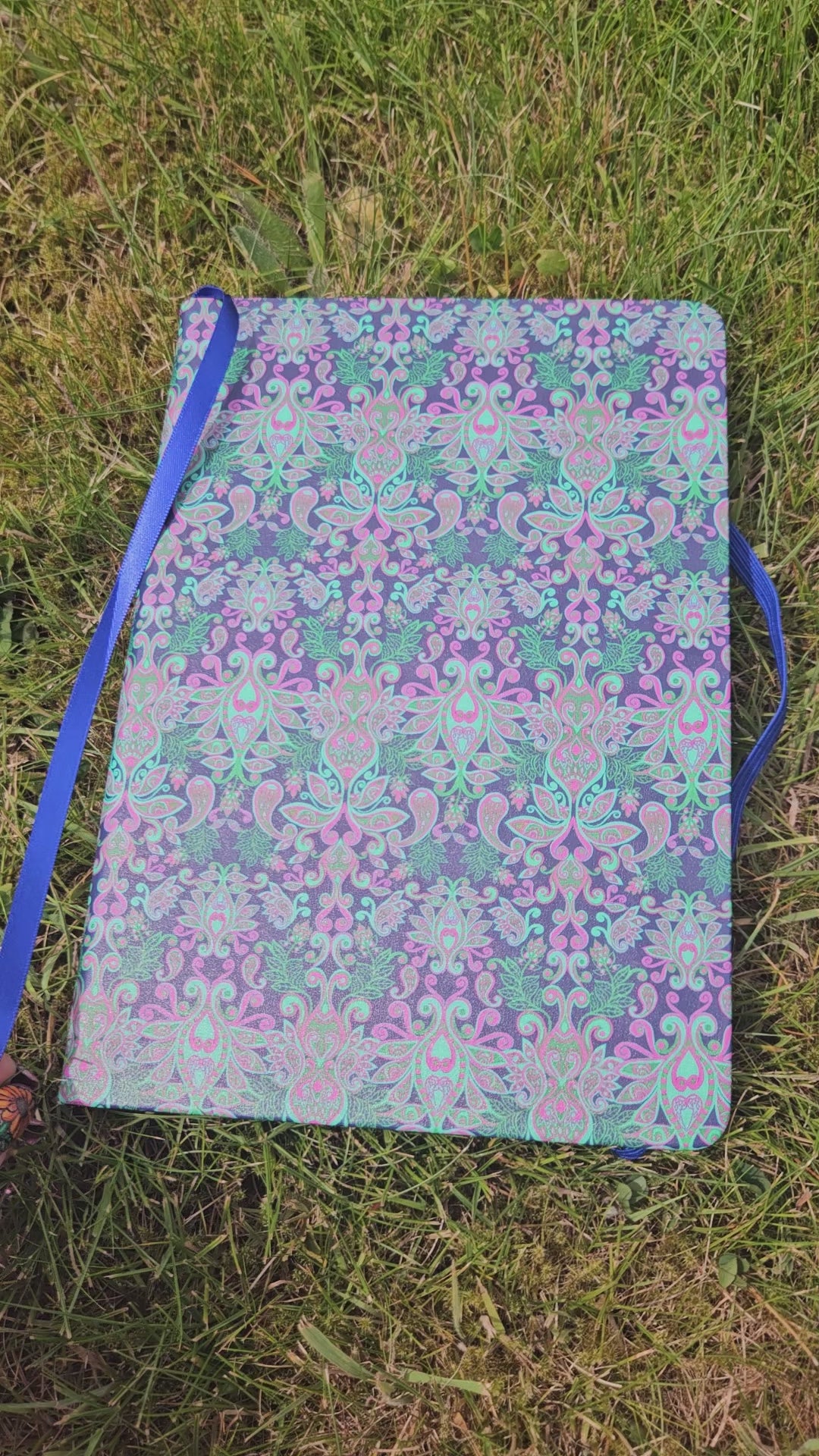 Trippy Paisley Printed Notebook